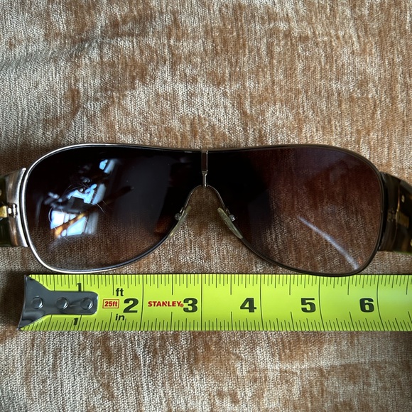 Prada Shield Tortoiseshell Sunglasses - Picture 14 of 16